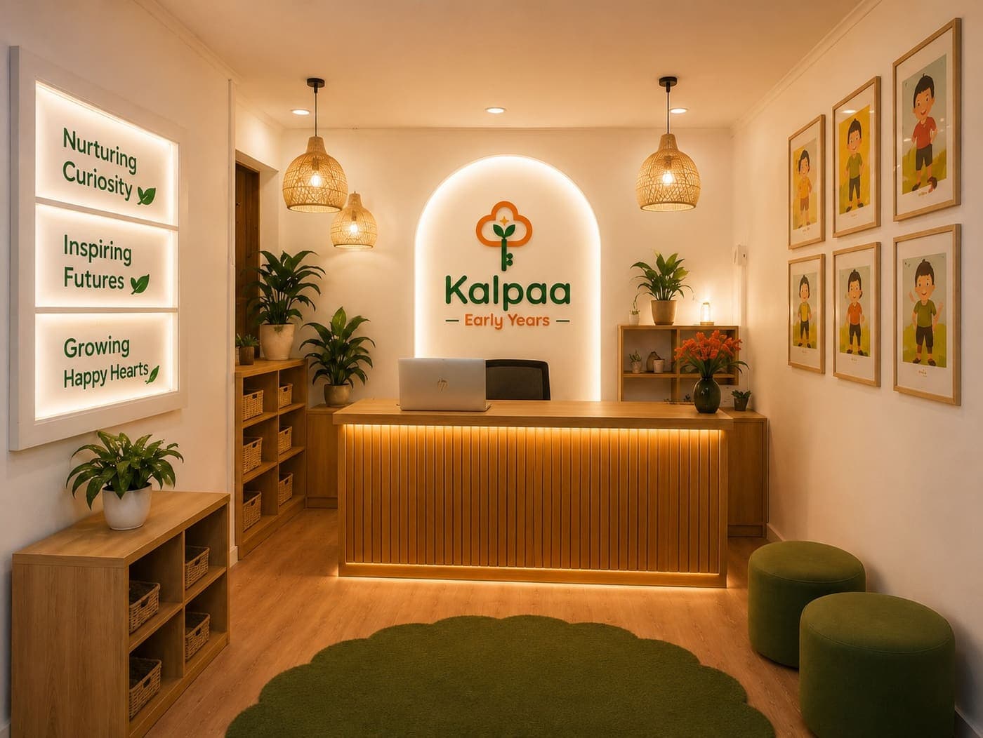The reception area at a Kalpaa centre