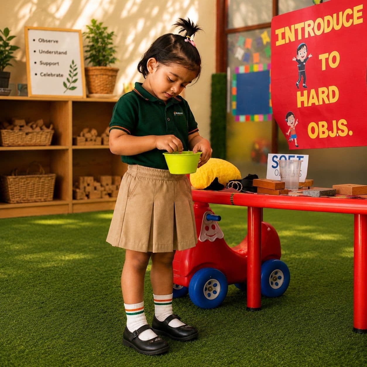 A boy concentrating at his desk