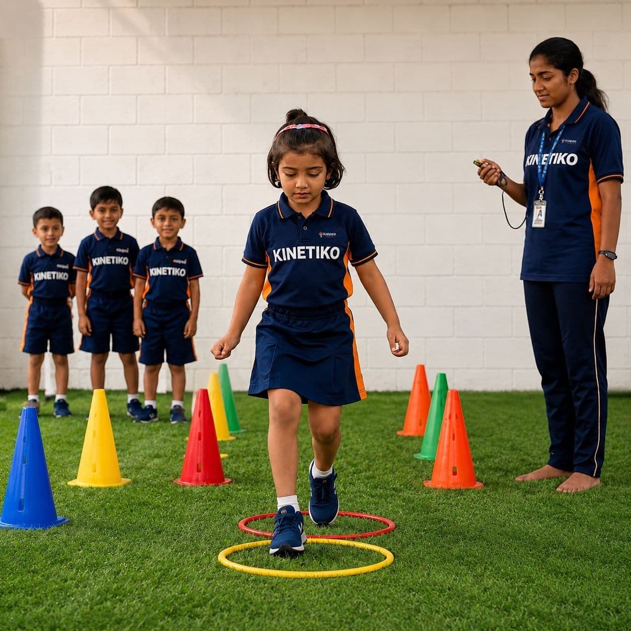 Balancing exercises at Kinetiko